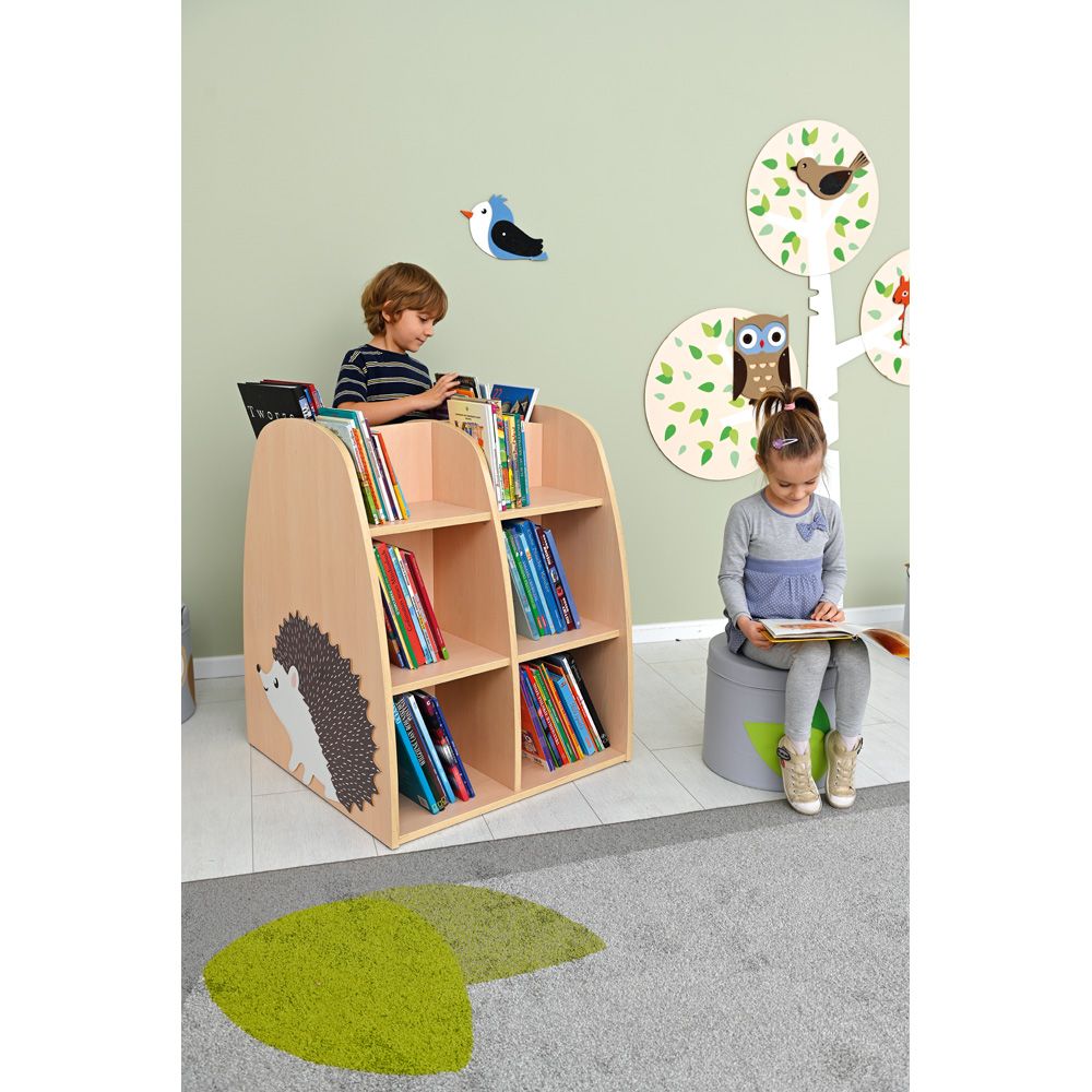 Double-Sided Hedgehog Bookcase by Moje Bambino