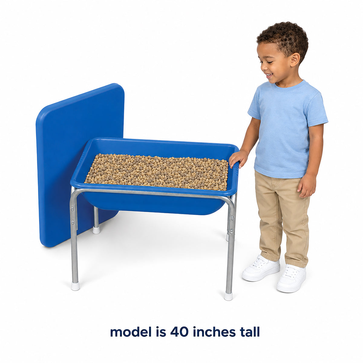 Small Sensory Table and Lid Set with 20 lb Sand Fill, view 10