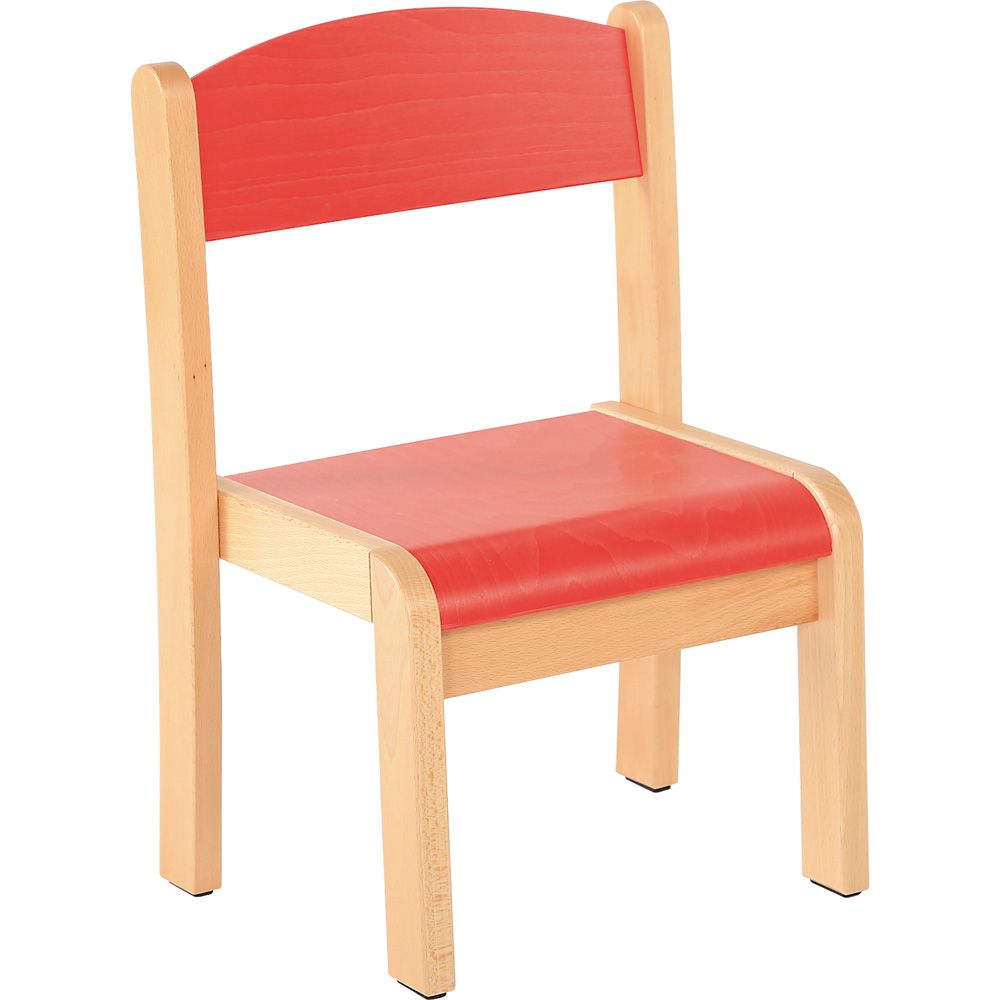 Stackable Beech Wood Classroom Chair by Moje Bambino
