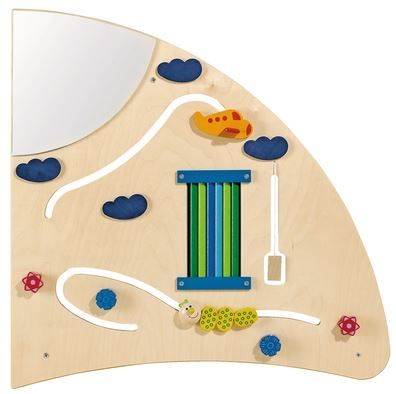 Right Quarter-Circle Sensory Learning Wall Panel by HABA Pro