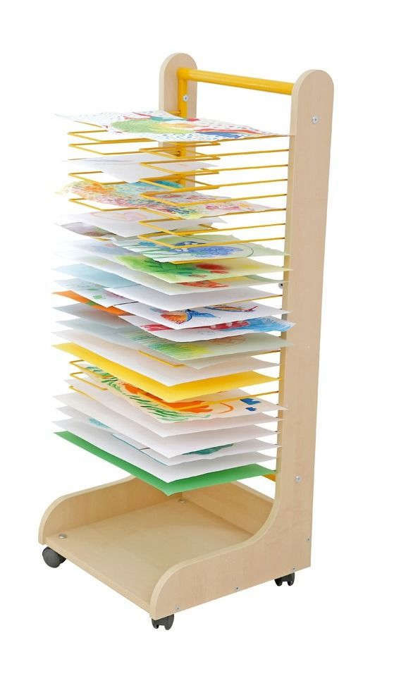 Mobile Art Drying Rack by Moje Bambino