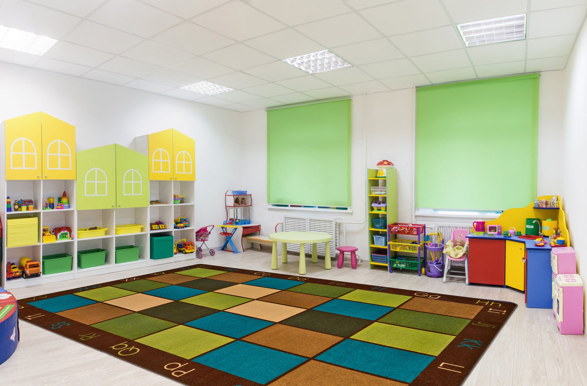 Nature's Colors Seating Classroom Rug, view 4