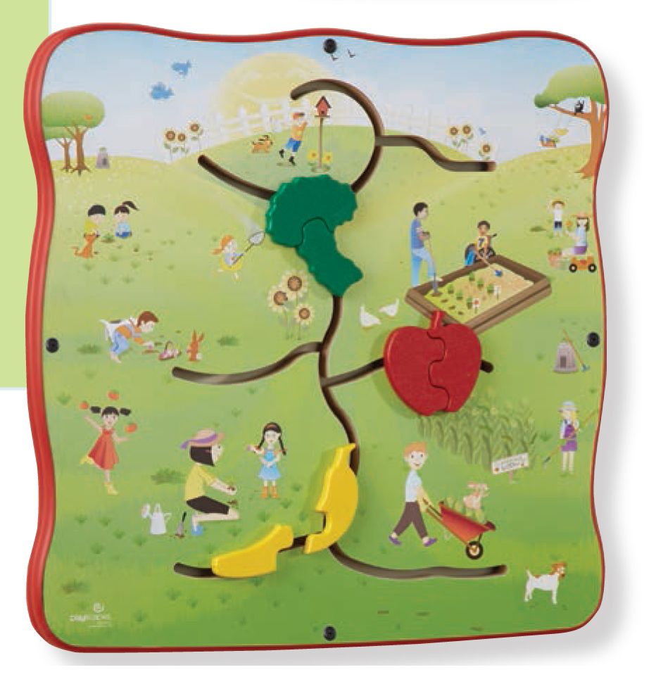 Community Garden Match-Up Wall Activity by Playscapes