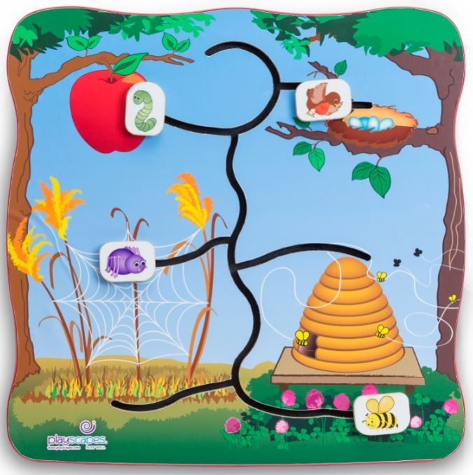 Find My Home Animal Match-Up Wall Activity by Playscapes