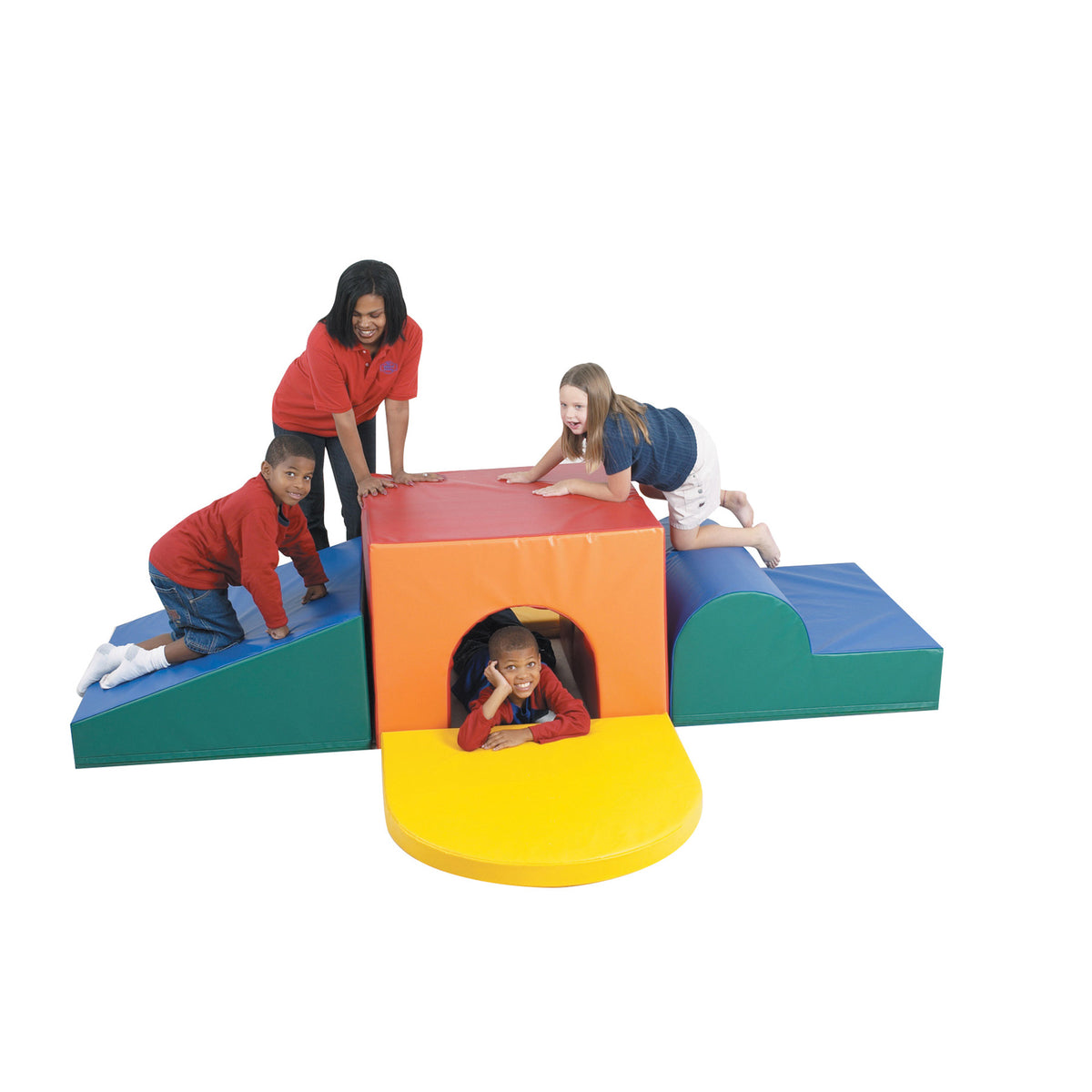 Large School-Age Soft Play Tunnel Climber