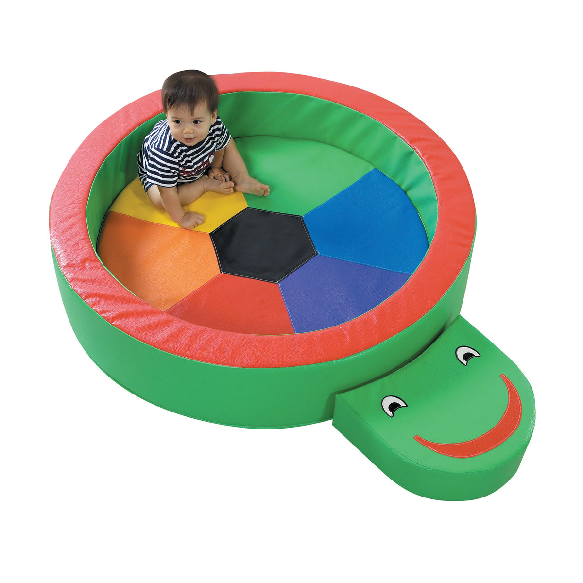 Turtle Soft Play Ring for Toddlers with 2" Mat, view 10