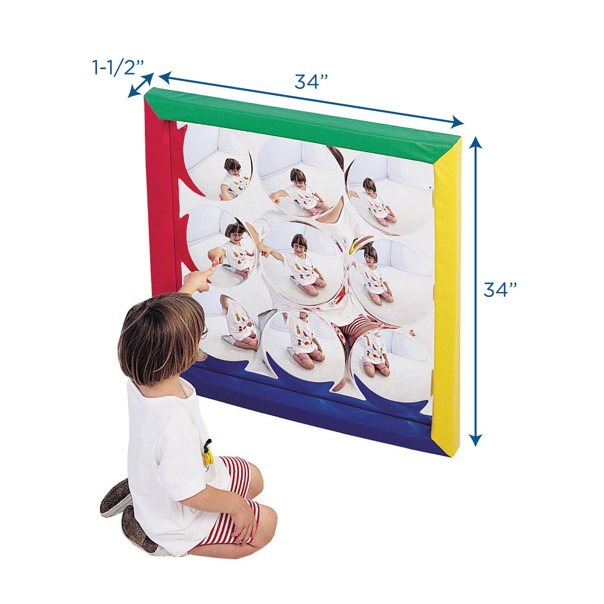 Soft Frame Bubble Wall Mirror, view 9