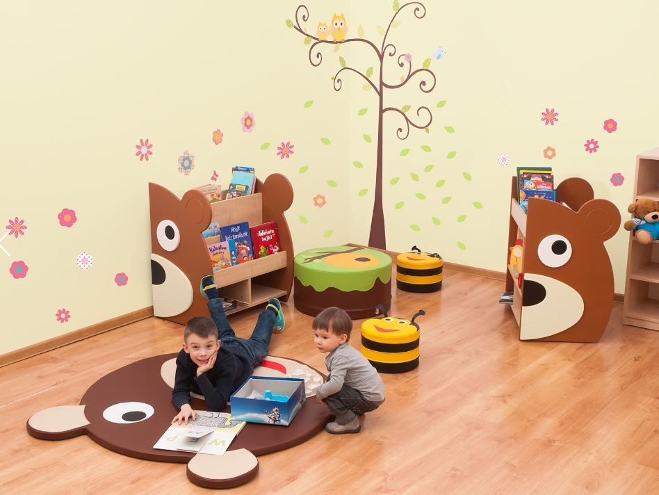 Teddy Bear Padded Play Mat by NOVUM