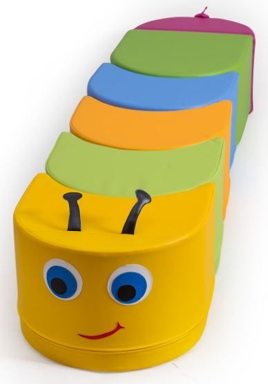 Caterpillar Foam Seating Set, 6 Pieces by NOVUM