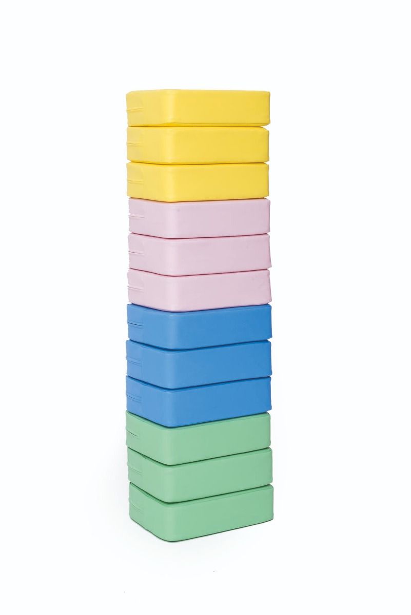 Pastel Seat Cushions with Rolling Caddy by NOVUM