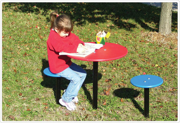 Outdoor Table and Stools for Kids