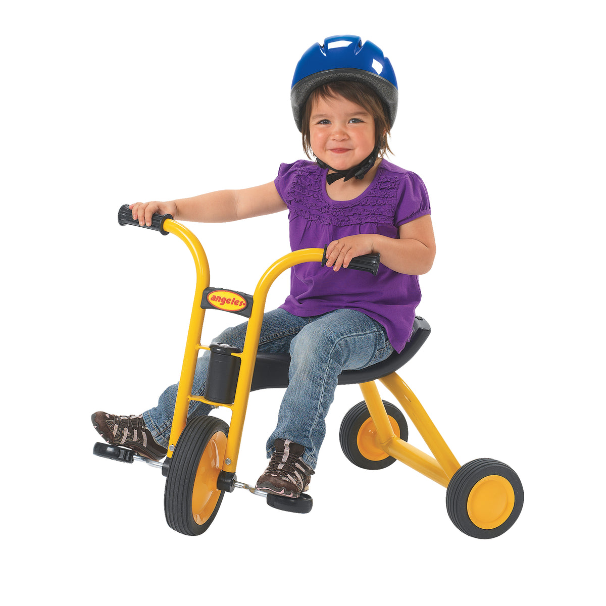 Yellow Steel Preschool Tricycle, view 13