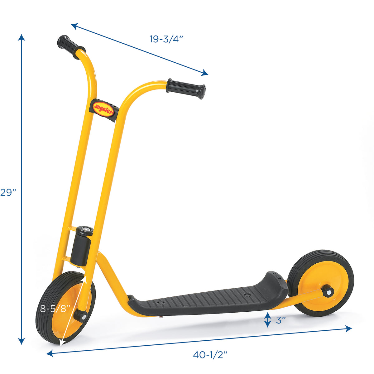 2-Wheel Kids Scooter with Extra-Long Footplate, view 6