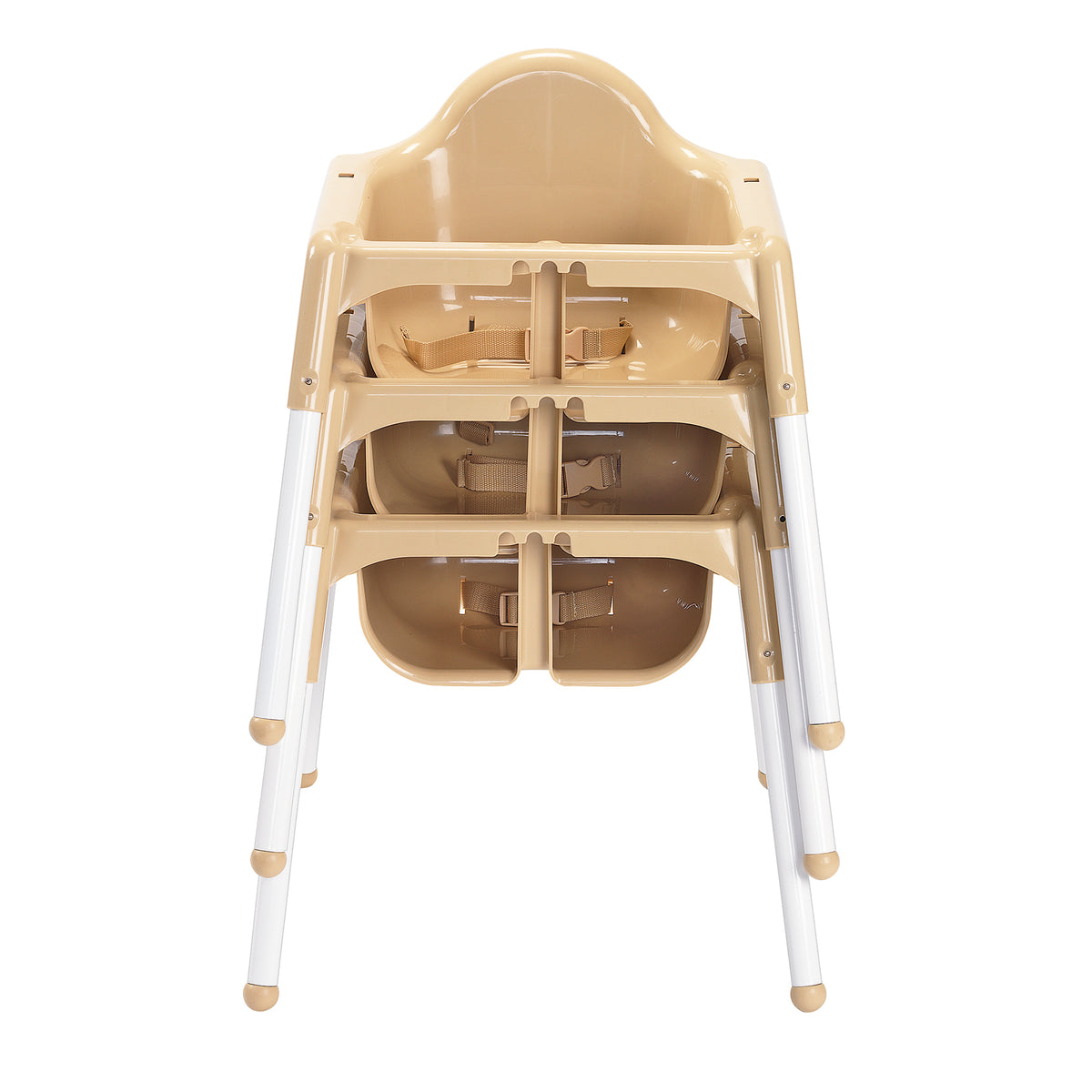 Stackable Infant Feeding Chair with Harness and Tray, view 10