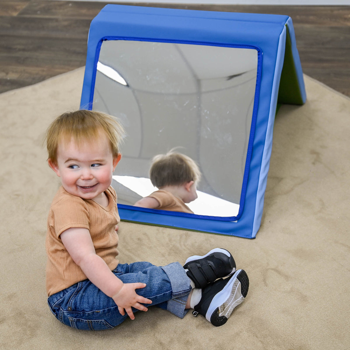 Infant Mirror Tent and Crawl Tunnel, Woodland Colors, view 6