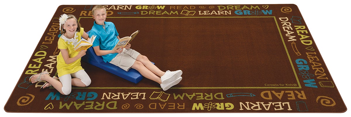 Nature Read to Dream Border Classroom Rug, view 2