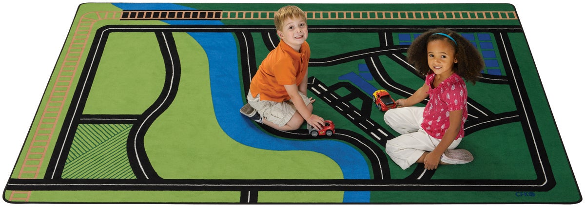 Transportation Fun Classroom Rug