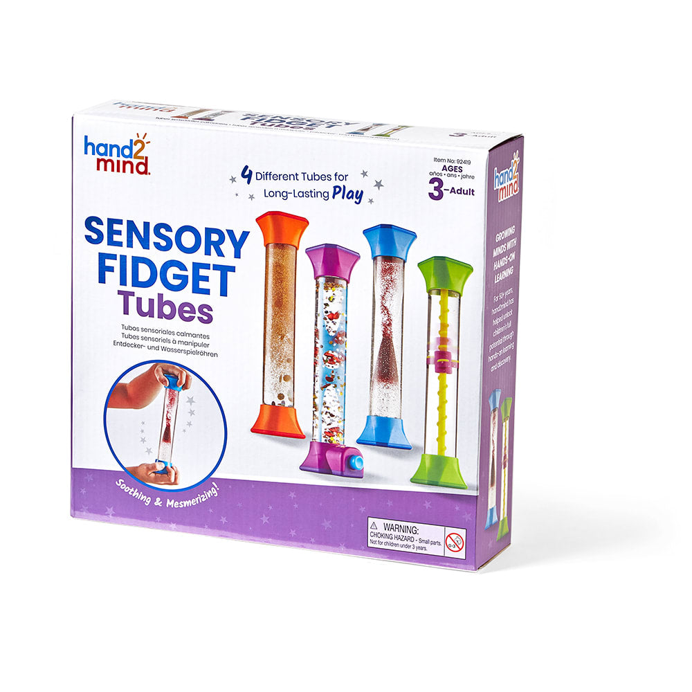 Sensory Fidget Tubes, Set of 4 – Classroom Pack, view 3
