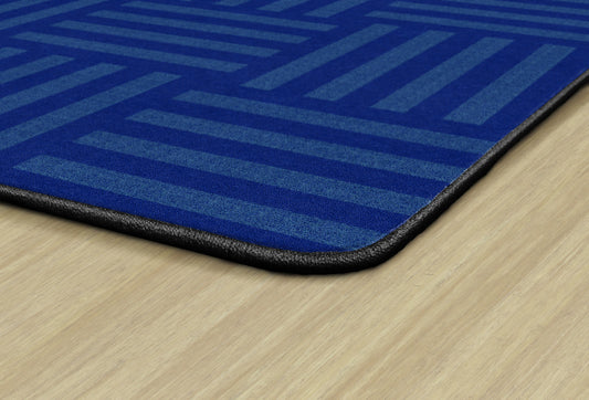 Tone-on-Tone Hashtag Classroom Seating Rug, view 2