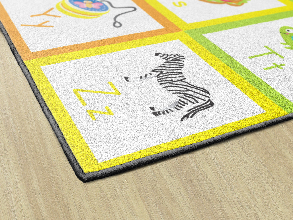 Rainbow Alphabet Seating Spots Rug, view 5