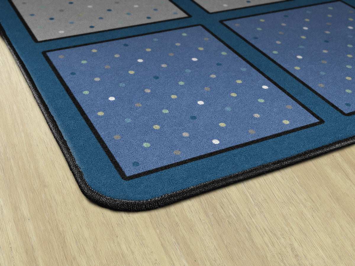 Happy Squares Calming Seating Rug, view 5