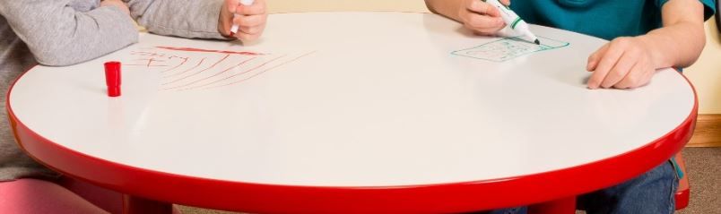 Dry-Erase Brainstorming Table, 30" by Playscapes