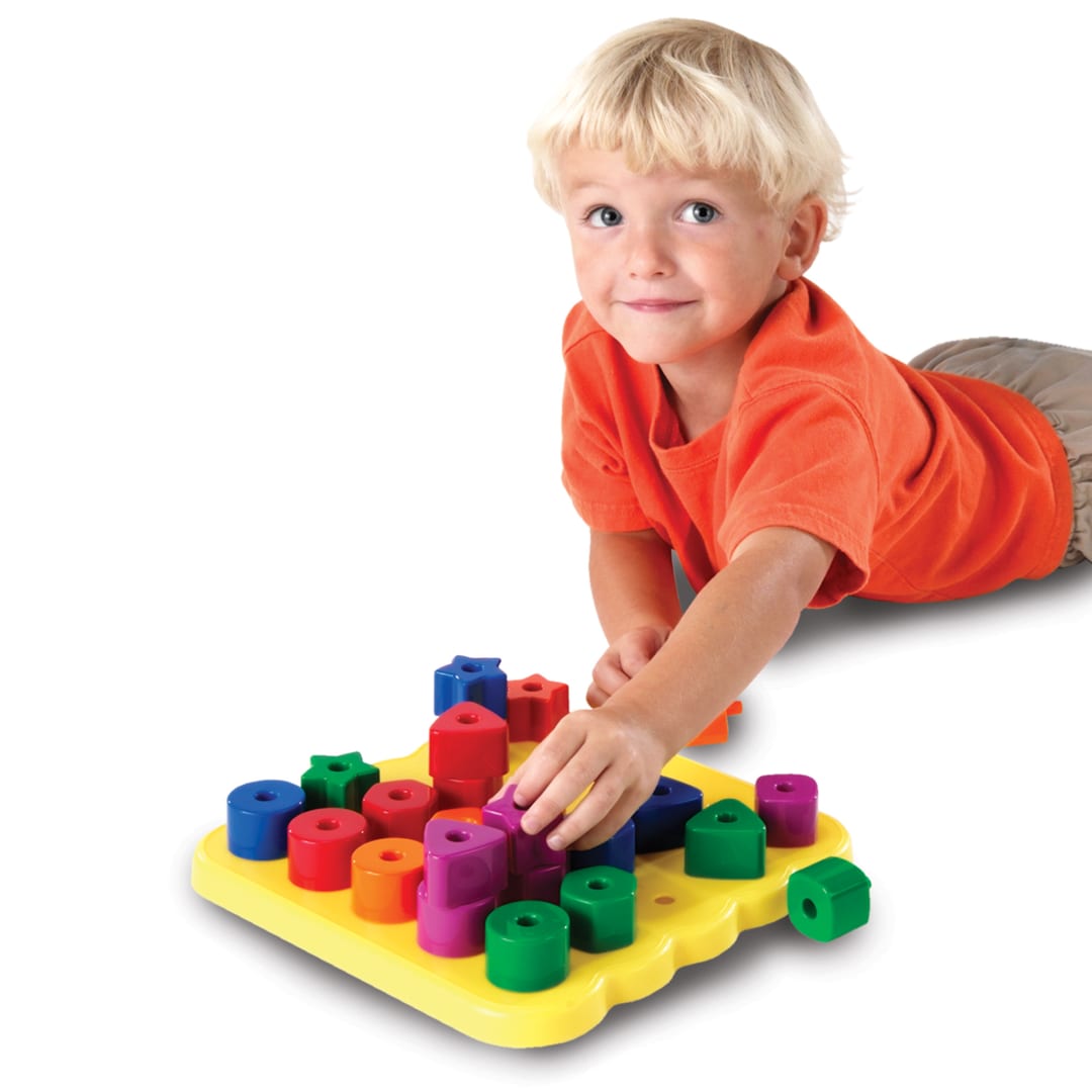Stacking Shapes Pegboard – Classroom Pack, view 4