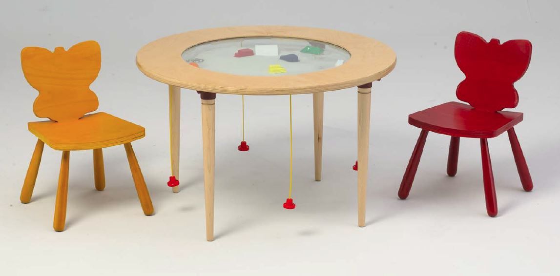 Round Magnetic Sand Table by Children's Furniture Company