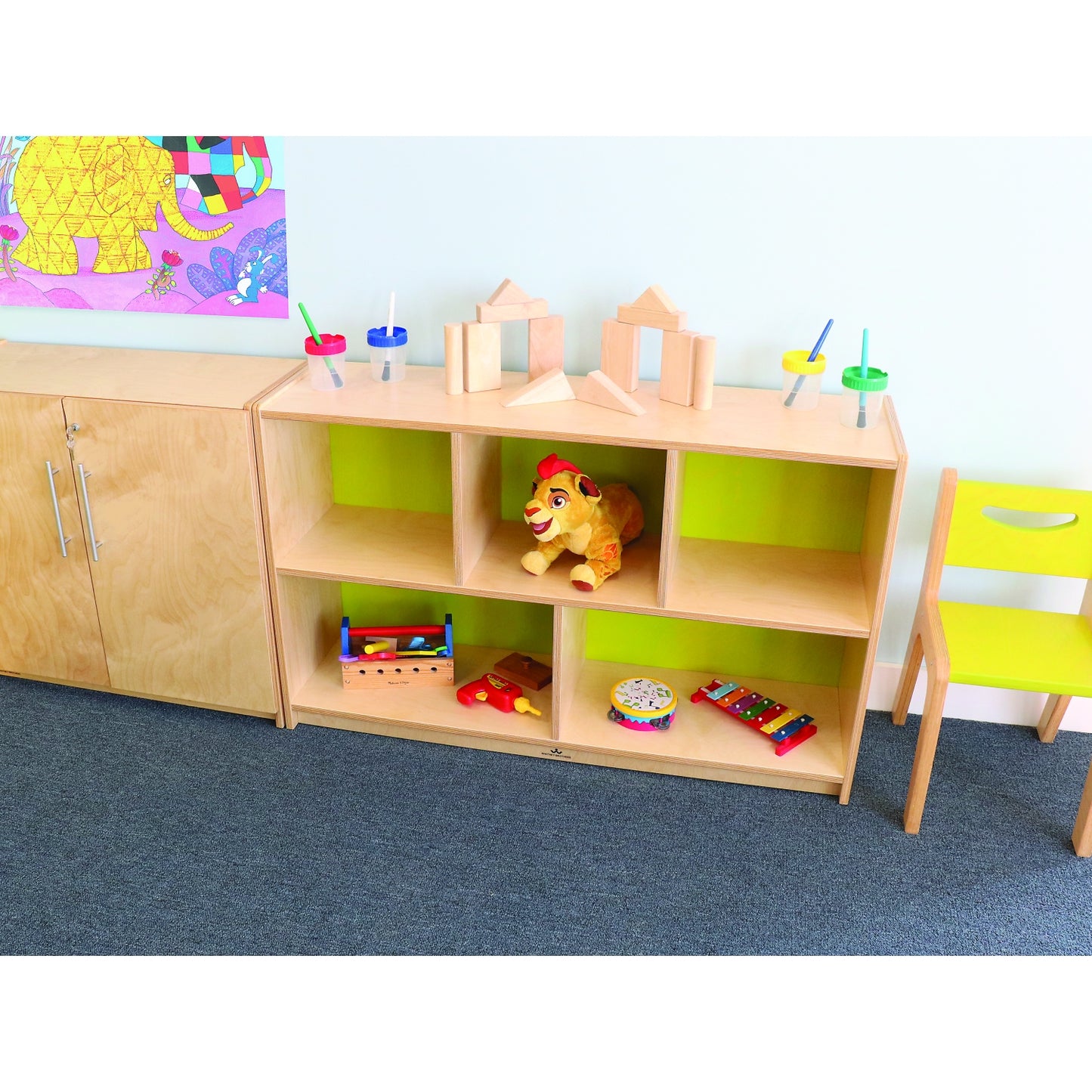 Whitney Plus Cabinet (Green)
