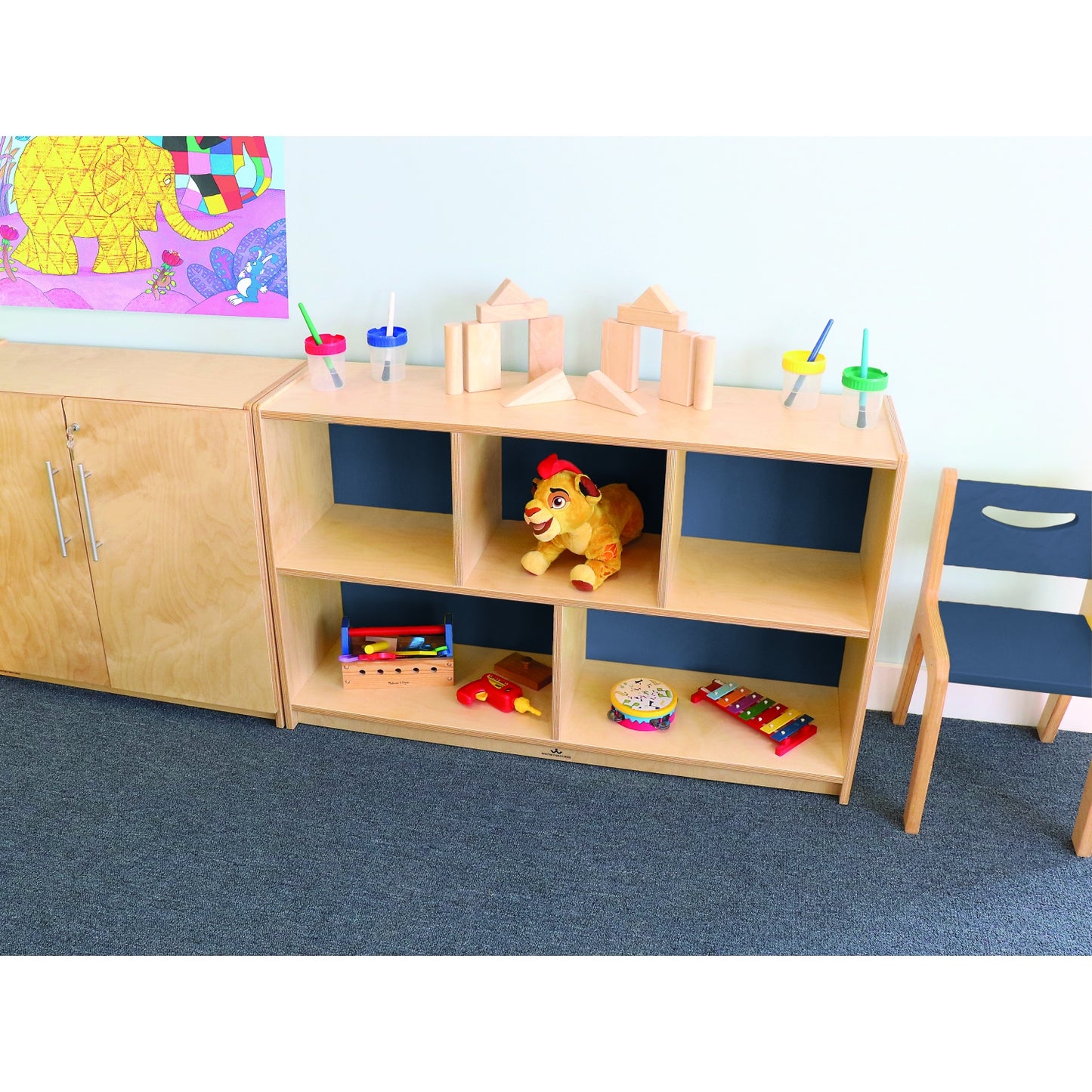 Whitney Plus Cabinet (Blue)