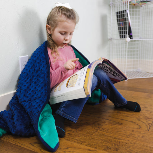 56 x 36" Soft Fleece Weighted Blanket 7 lbs, view 2