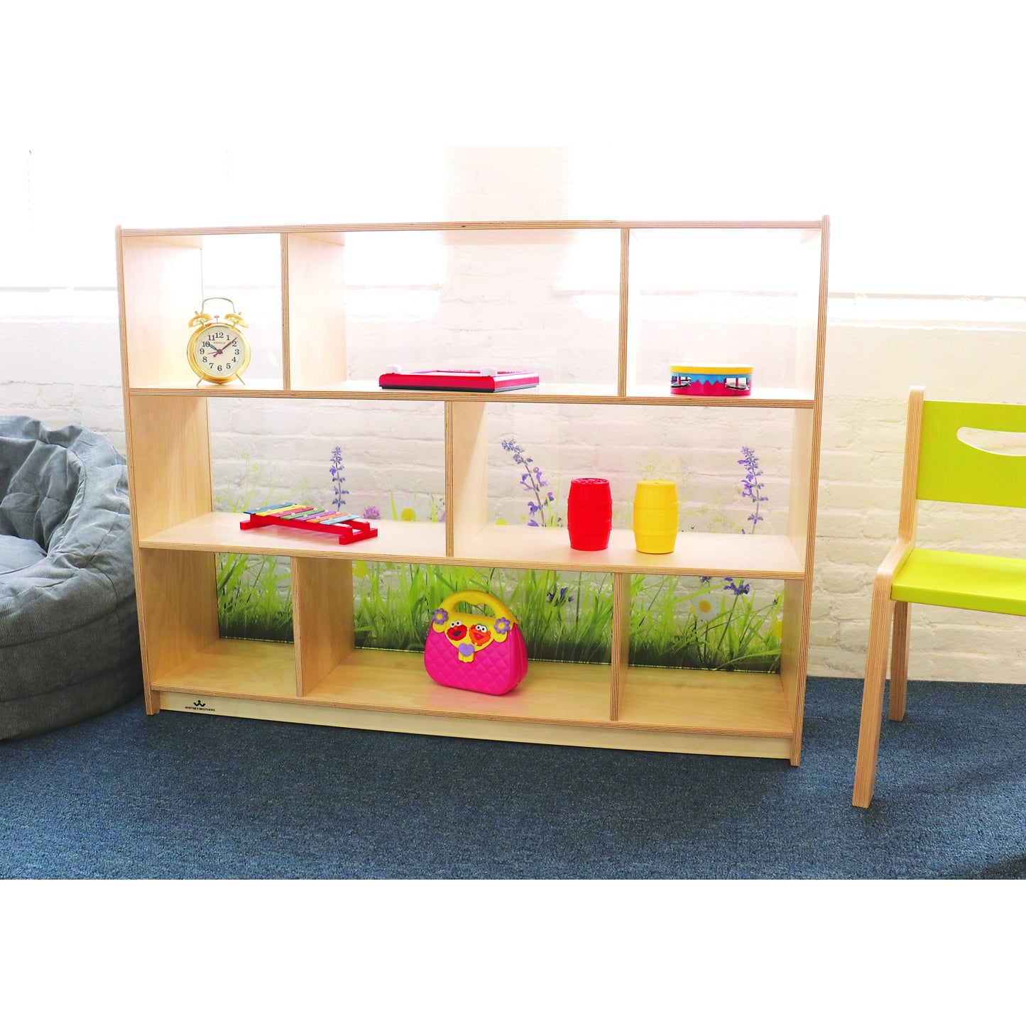 Nature View 36" Acrylic Back Cabinet