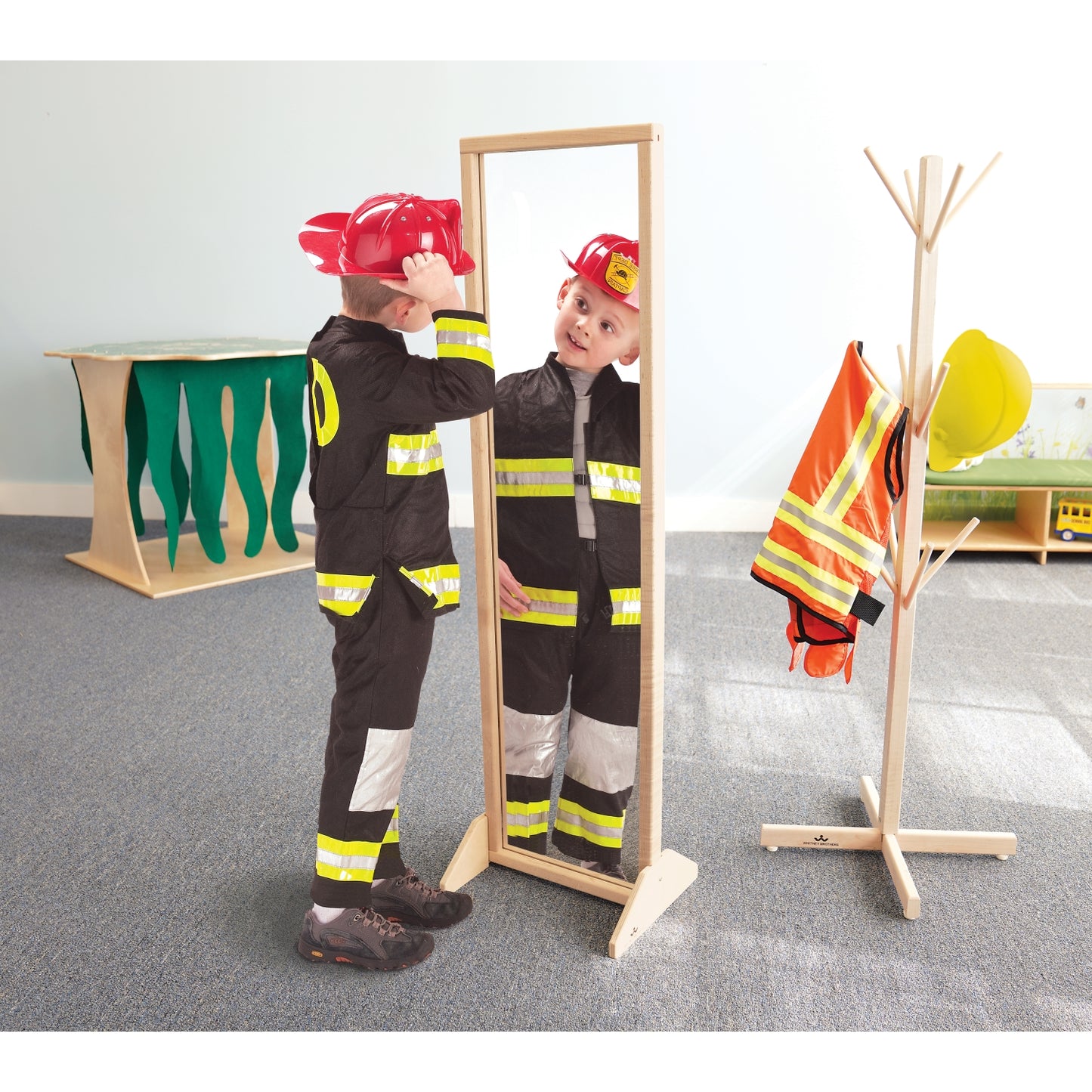 Vertical or Horizontal Mirror W/Stand