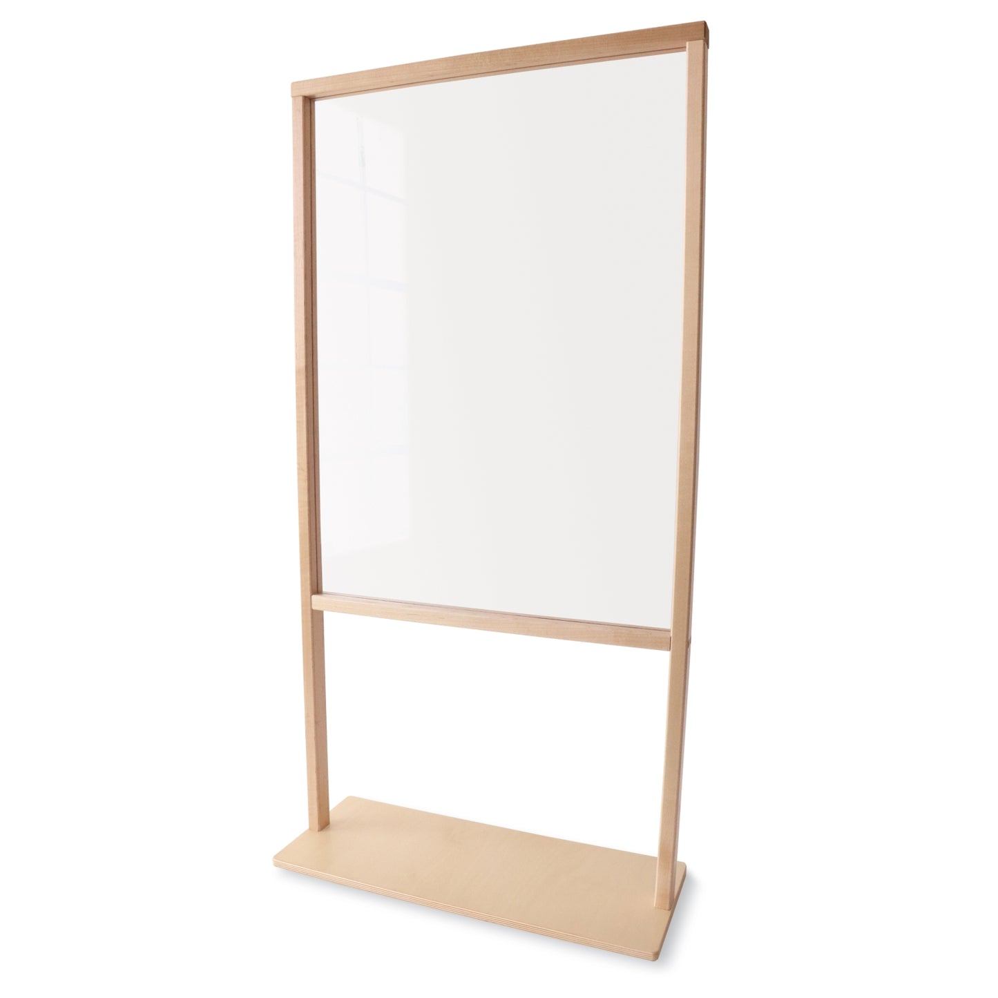 Floor Standing Acrylic Partition 25W