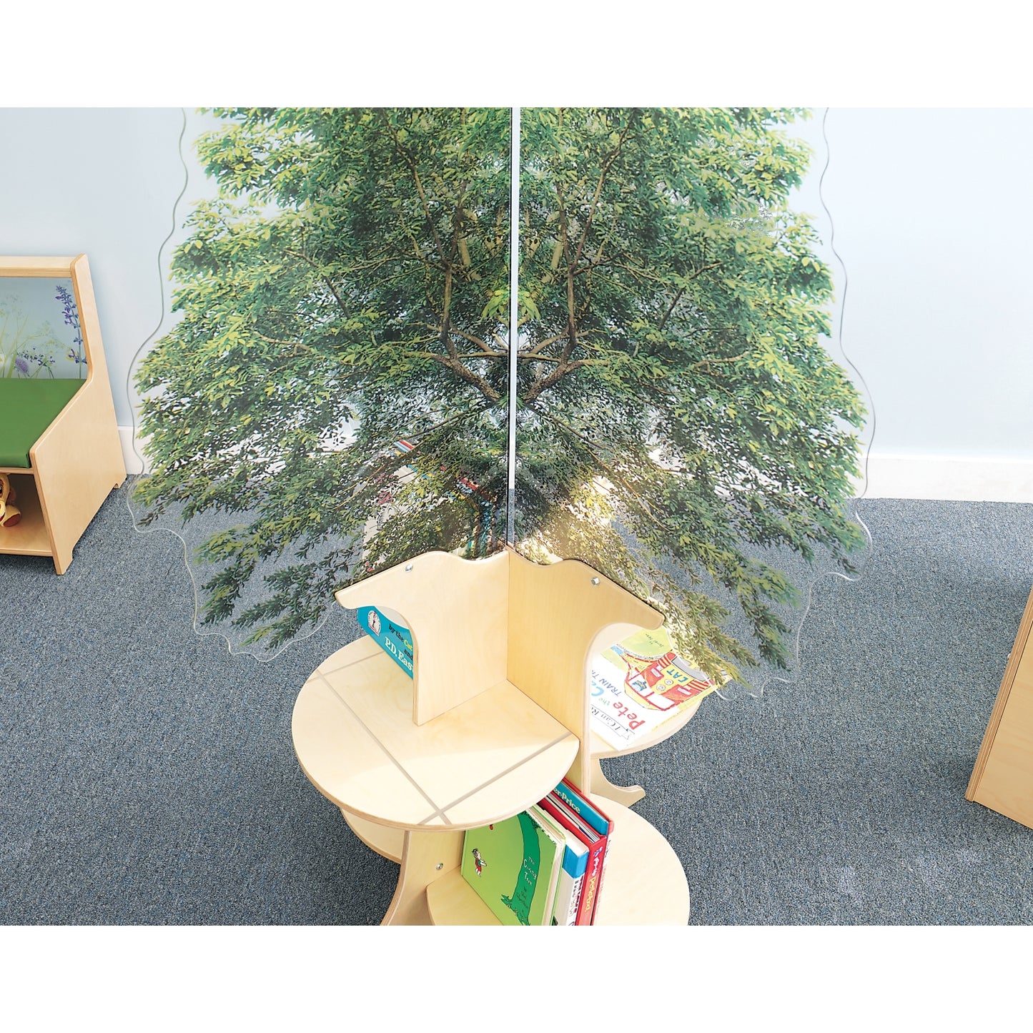 Nature View Tree Book Shelf