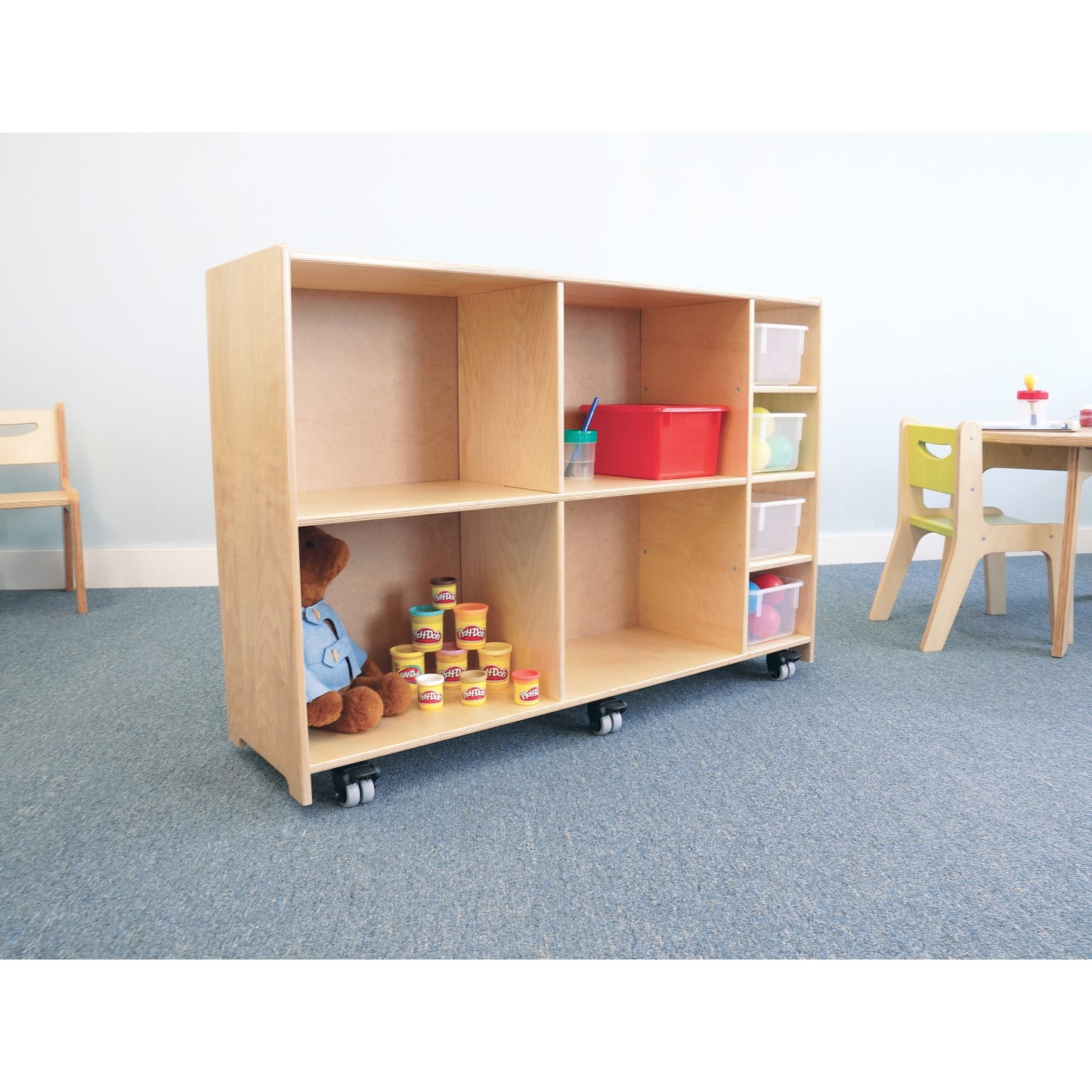 Magnetic Write and Wipe Mobile Cabinet