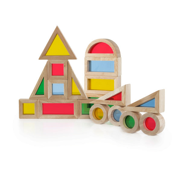 Jr. Rainbow Blocks 20 Piece Set