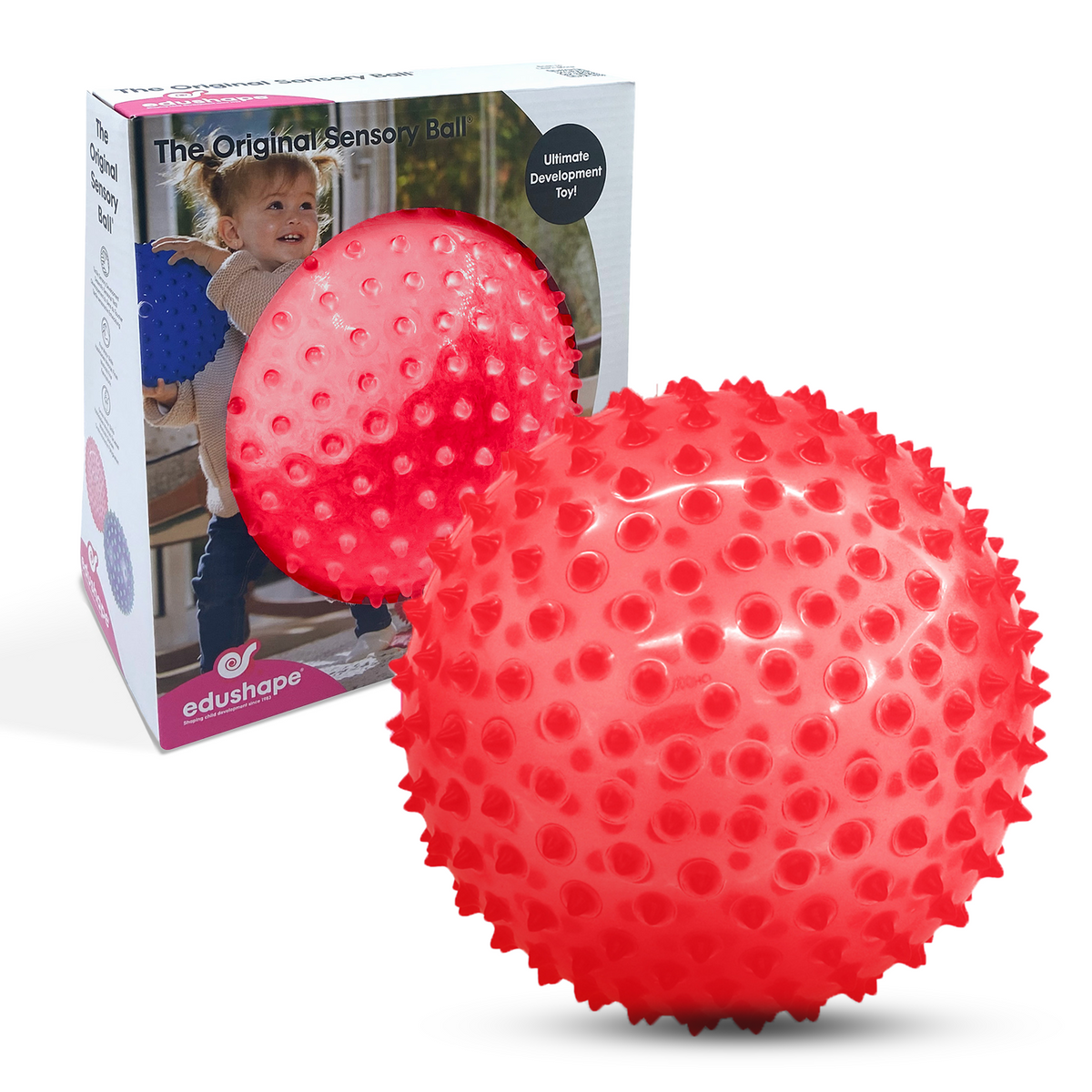 See-Me Sensory Ball 7", Red
