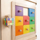 Colorful Squares Sliding Puzzle Wall Panel by HABA Pro