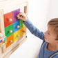 Colorful Squares Sliding Puzzle Wall Panel by HABA Pro