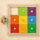 Colorful Squares Sliding Puzzle Wall Panel by HABA Pro
