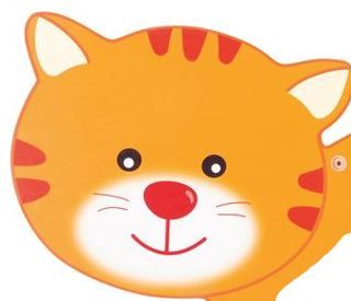 Kitten Ball-Track Sensory Wall Panel by NOVUM