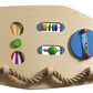 Motor Skills D Sensory Learning Wall Panel by HABA Pro