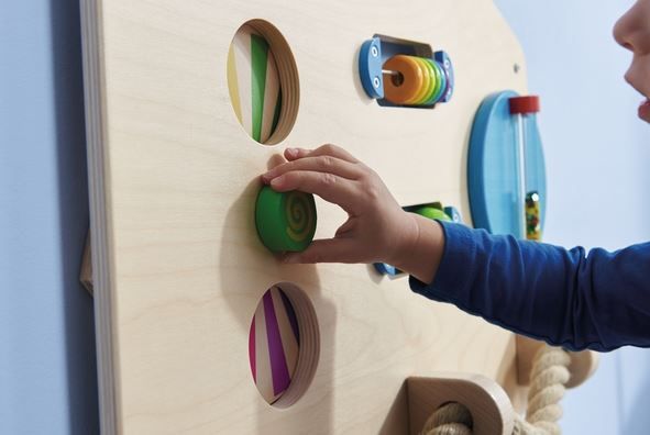 Motor Skills D Sensory Learning Wall Panel by HABA Pro