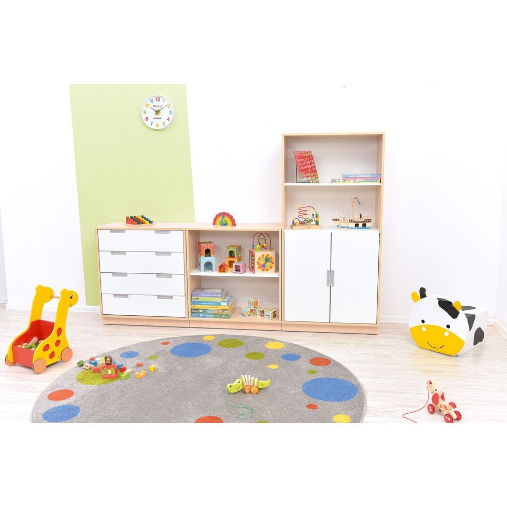 Quadro Storage Cabinet with 1 Shelf by Moje Bambino