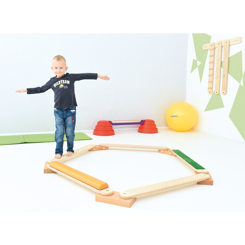Big Check Textured Balance Board by Moje Bambino