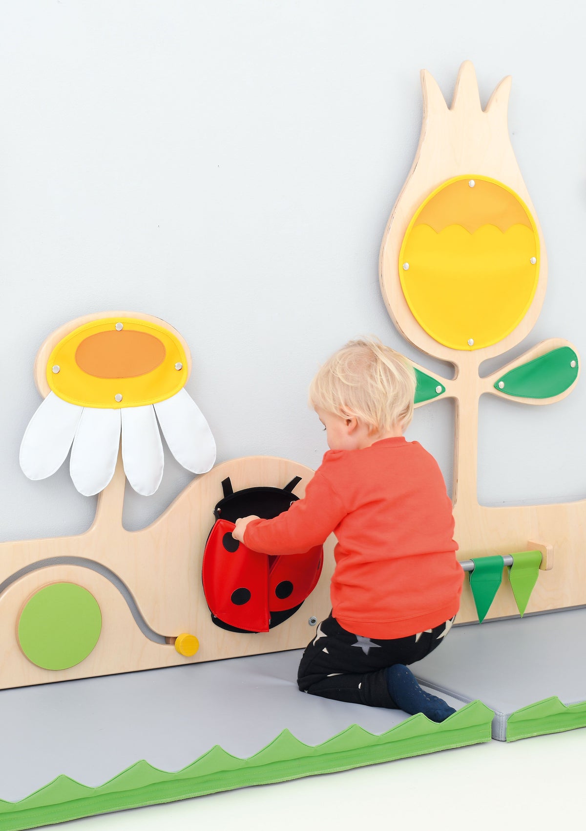 Meadow Ladybug Sensory Wall Panel by NOVUM