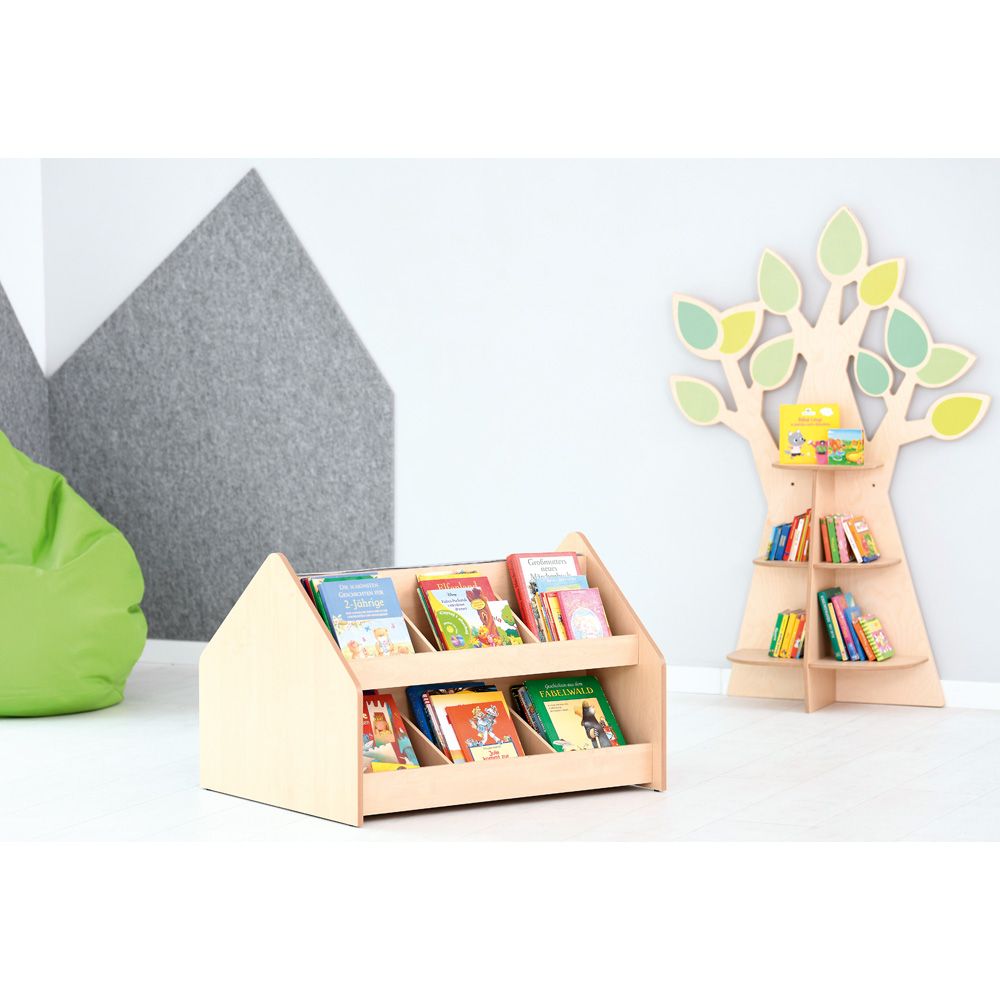 Bookcase Bench for Reading Corners by Moje Bambino