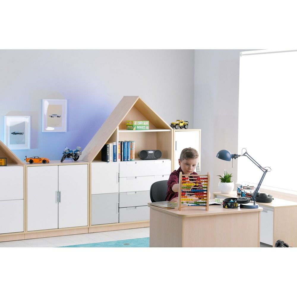 Quadro Storage Cabinet with 1 Shelf by Moje Bambino
