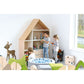 Quadro House Cabinet with 3 Shelves